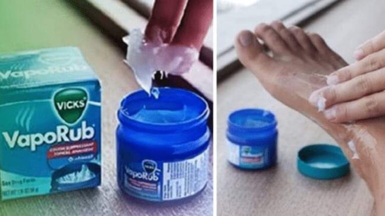 ESTA ES LA RAZÓN POR LA QUE SE RECOMIENDA APLICAR UN POCO DE VICK VAPORUB EN LOS PIES ANTES DE DORMIR